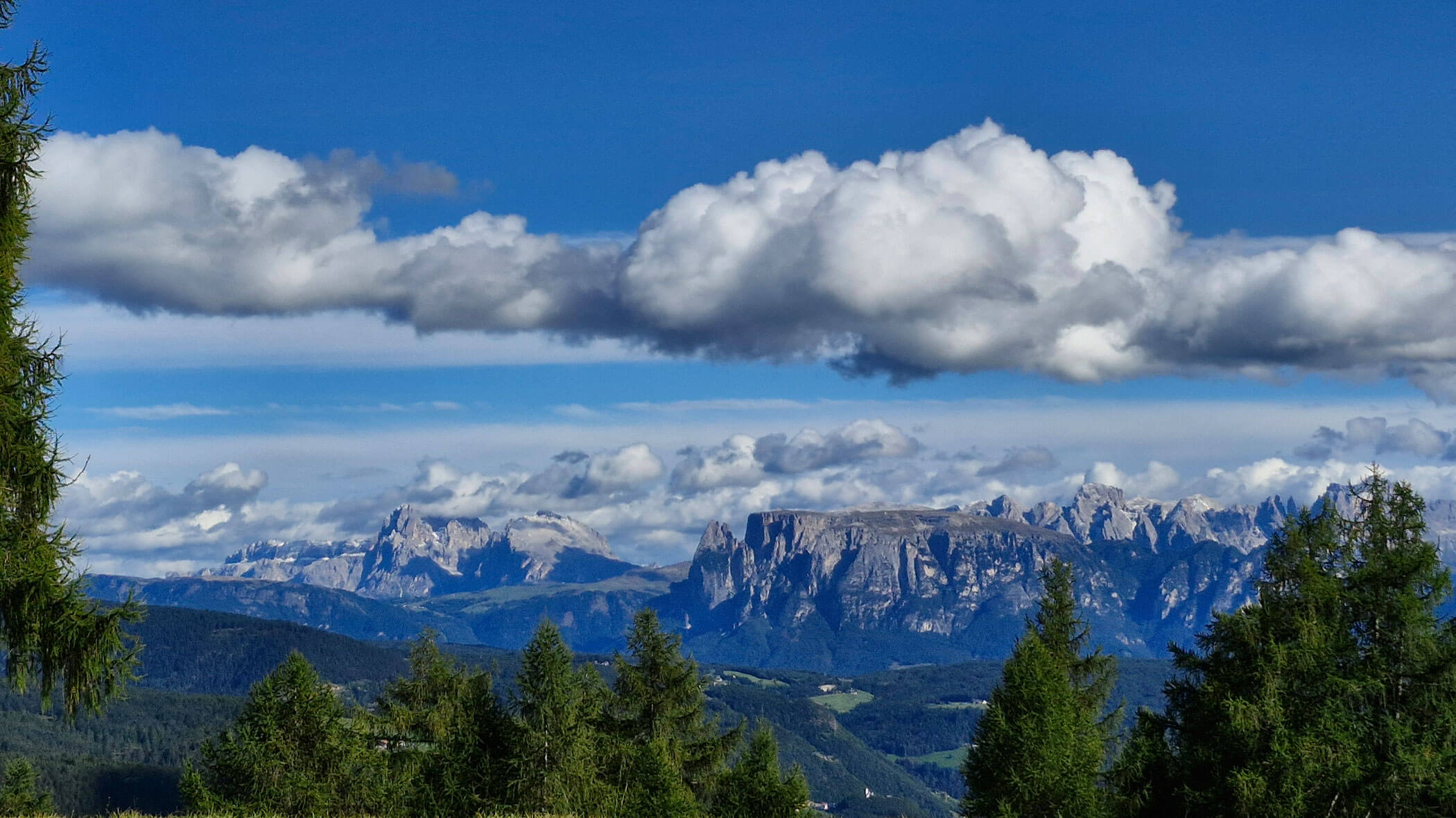 Aussicht auf den Schlern